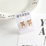 Enamel Pearl Clip on Earrings for Kids