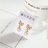 Enamel Pearl Clip on Earrings for Kids