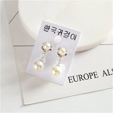 Enamel Pearl Clip on Earrings for Kids