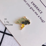 Enamel Alloy Cloud Light Charms 100pcs Necklace Earring Bracelet Pendant