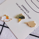 Enamel Alloy Cloud Light Charms 100pcs Necklace Earring Bracelet Pendant