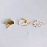Enamel Alloy Cloud Light Charms 100pcs Necklace Earring Bracelet Pendant