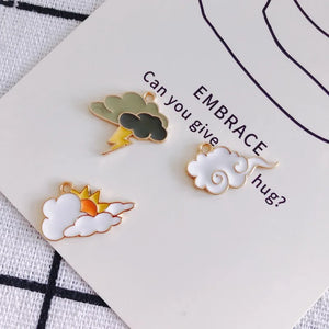 Enamel Alloy Cloud Light Charms 100pcs Necklace Earring Bracelet Pendant