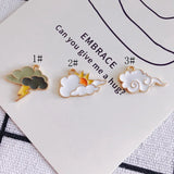 Enamel Alloy Cloud Light Charms 100pcs Necklace Earring Bracelet Pendant