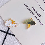 Enamel Alloy Cloud Light Charms 100pcs Necklace Earring Bracelet Pendant