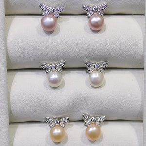 DIY Earrings Mountings Jewelry Settings for Pearls Beads Stones