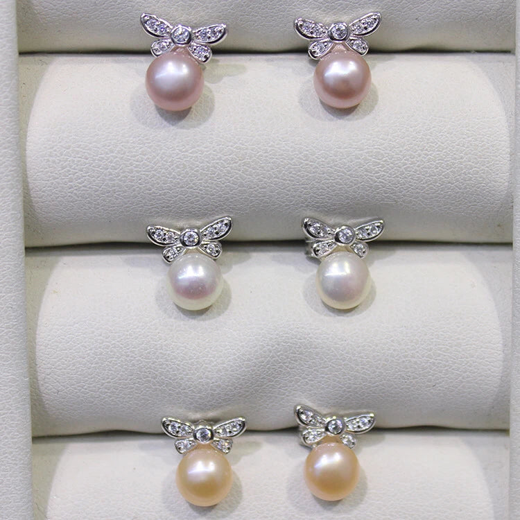DIY Earrings Mountings Jewelry Settings for Pearls Beads Stones