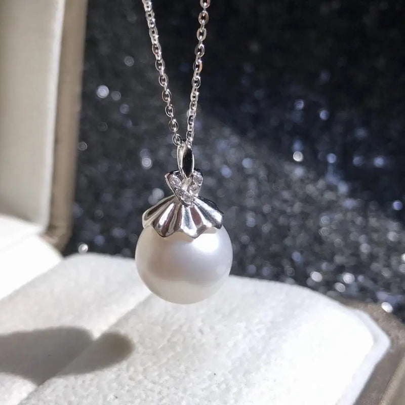 925 Silver Pendant Base for Gemstones and Pearls