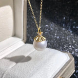 925 Silver Pendant Base for Gemstones and Pearls