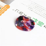Sparkling Acrylic Round Pendant Charms 20PCs 35MM - Glitter Plastic Jewelry