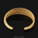 Ethiopian Bangles 18K Gold/Silver Plated Bracelets Jewelry