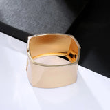 Geometric Square Cuff Bangles for Women