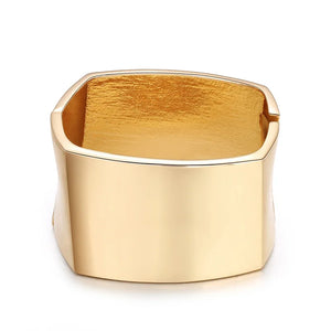 Geometric Square Cuff Bangles for Women