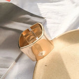 Geometric Square Cuff Bangles for Women