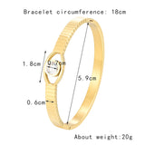 7mm Crystal Bangle Stainless Steel Women Jewelry Bracelet