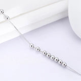 925 Sterling Silver Anklet Bracelet for Women & Girls