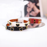 Heart-shaped Acrylic Leather Bracelet Woman Gift