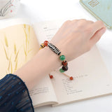 Natural Agate Beaded Bracelets for Women ASL181