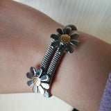 Arrival Stainless Steel Elastic Flower Bracelets For Women