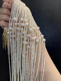 Arrival Natural Freshwater Pearl 14k Filled Female Bracelet Necklace Jewelry