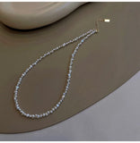 Natural Small Freshwater Pearl 14K Filled Chokers Necklace