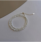 Natural Small Freshwater Pearl 14K Filled Chokers Necklace