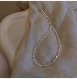 Natural Small Freshwater Pearl 14K Filled Chokers Necklace