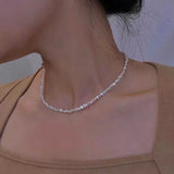 Natural Small Freshwater Pearl 14K Filled Chokers Necklace
