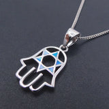 Arrival Pendant 925 Silver Fire Opal Pendants Necklace Women Child