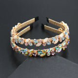 Princess Hairbands Floral Rhinestone Headbands for Women Girls