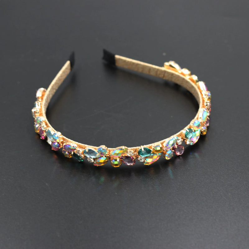 Princess Hairbands Floral Rhinestone Headbands for Women Girls