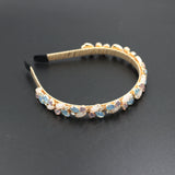 Princess Hairbands Floral Rhinestone Headbands for Women Girls