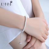 Arrival Beaded Bracelet Chain 925 Sterling Silver Hand Bracelets
