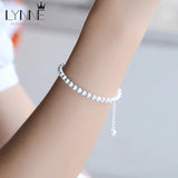 Arrival Beaded Bracelet Chain 925 Sterling Silver Hand Bracelets