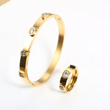 Arrival Women CZ Crystal Bangle Plating Cuff Bracelet Jewelry