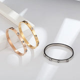 Arrival Women CZ Crystal Bangle Plating Cuff Bracelet Jewelry