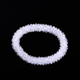Handmade Rondelle Crystal Porcelain Beads Bracelet