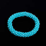 Handmade Rondelle Crystal Porcelain Beads Bracelet
