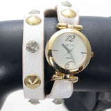 Fashion Wrap Women Watch Double Wrap Leather Bracelet Gift