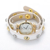 Fashion Wrap Women Watch Double Wrap Leather Bracelet Gift