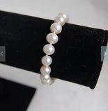 Single Freshwater Pearl Bracelet 8-9mm Real Wedding Birthday Women Gift