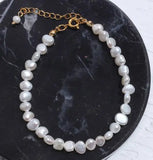 Baroque Freshwater Pearl Bangle Wedding Jewelry