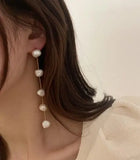Baroque Freshwater Pearl Long Stud Earring