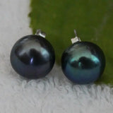 AA 9-10MM Pink Freshwater Pearl Stud Earrings