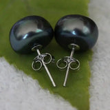 AA 9-10MM Pink Freshwater Pearl Stud Earrings