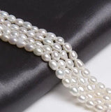Arrival Pearl Jewelry 3-4mm Natural Loose Beads Rice Freshwater Pearls DIY
