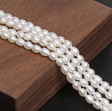 Arrival Pearl Jewelry 3-4mm Natural Loose Beads Rice Freshwater Pearls DIY