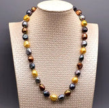MultiColor Natural Baroque Freshwater Pearl Necklace