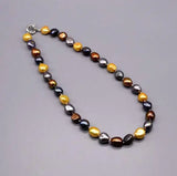 MultiColor Natural Baroque Freshwater Pearl Necklace