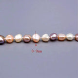 Pink Lavender Baroque Freshwater Pearl Long Necklace